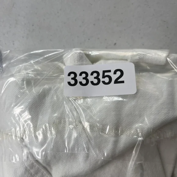 Abercrombie & Fitch Shorts Womens 8 White Denim High Rise Distressed Cutoff - Picture 9 of 9